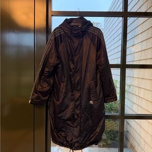 Adidas Black Jacket with White Graphics